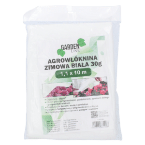 Agrowłóknina Zimowa Wiosenna Biała 1,1x10m 30g UV Osłona - obrazek 1