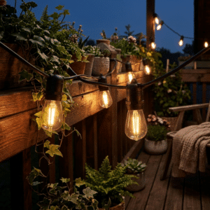 Girlanda Ogrodowa 220V 10m FILAME 10 Żarówek E27 LED - obrazek 6