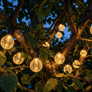 Girlanda Solarna Ogrodowa LED 3,8m RONA Duże Kule 5cm - obrazek 6
